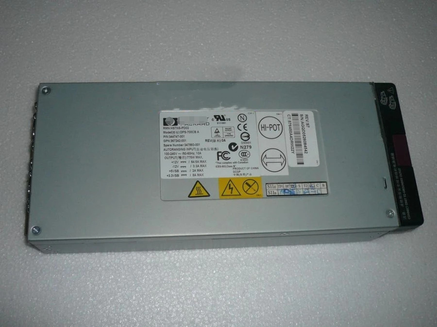 HSTNS-PD02 DPS-700CB A hp호환 ML370G4 서버 전원공급장치