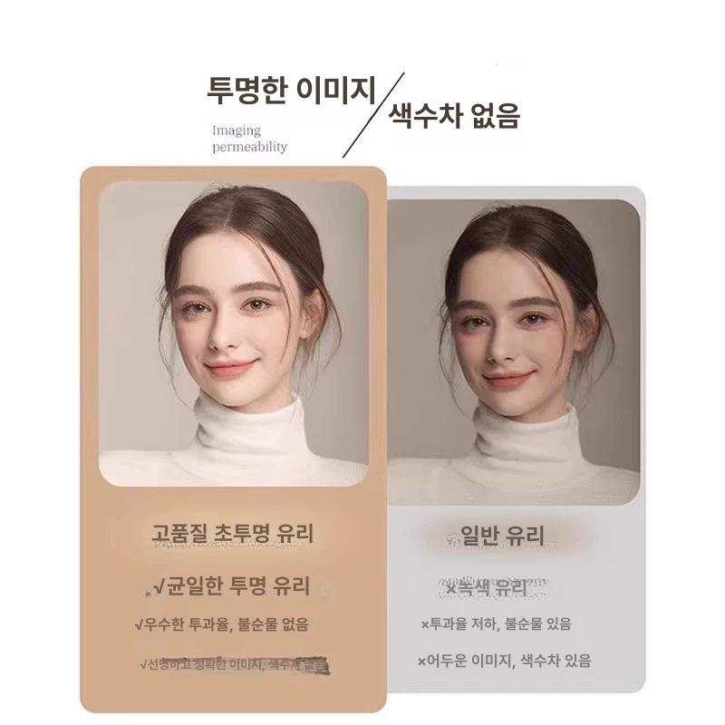 대형 거울 이동식 스탠드 카페 미용실 현관 바퀴 전신 스테인레스 고급 디자인 예쁜 - 상세 이미지 4