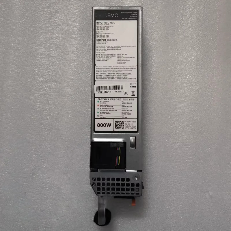 델 R450 R650 R750 R750XS R6525 R7525 MGPPC D800E-S0 800W 플매트 카펫 러그 전원공급장치 G15 PSU DPS-800AB-46 신