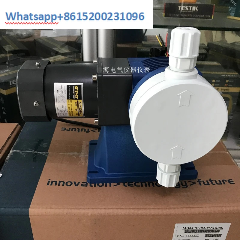 모터 구동 기계식 다이어프램 계량 펌프 MSAF070M31XT080 60L/H