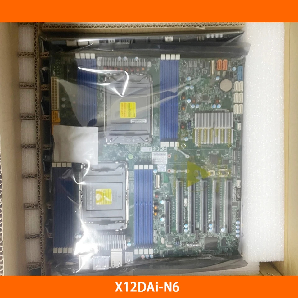 X12DAi-N6 워크스테이션 마더보드 슈퍼마이크로 양방향 LGA4189 C621A PCI-E 4.0 E- 지지대 3 세대 제온