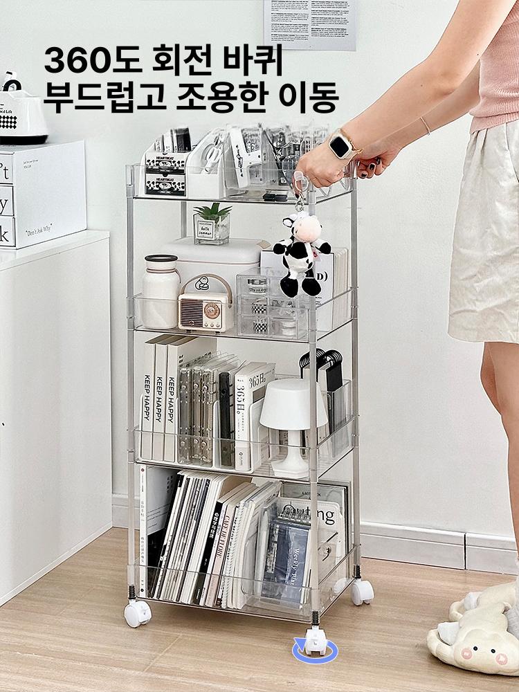 투명 꽂이 미니 사무용 다용도 정리함 홀더 문서 클립 케이스 사무실 바인더 보관 - 상세 이미지 2