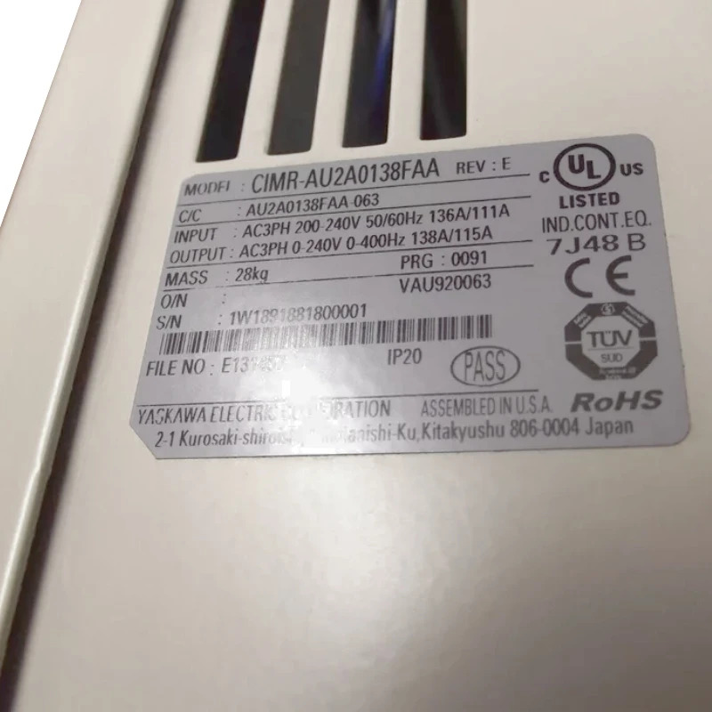 CIMR-AU2A0138FAA Yaskawa 인버터