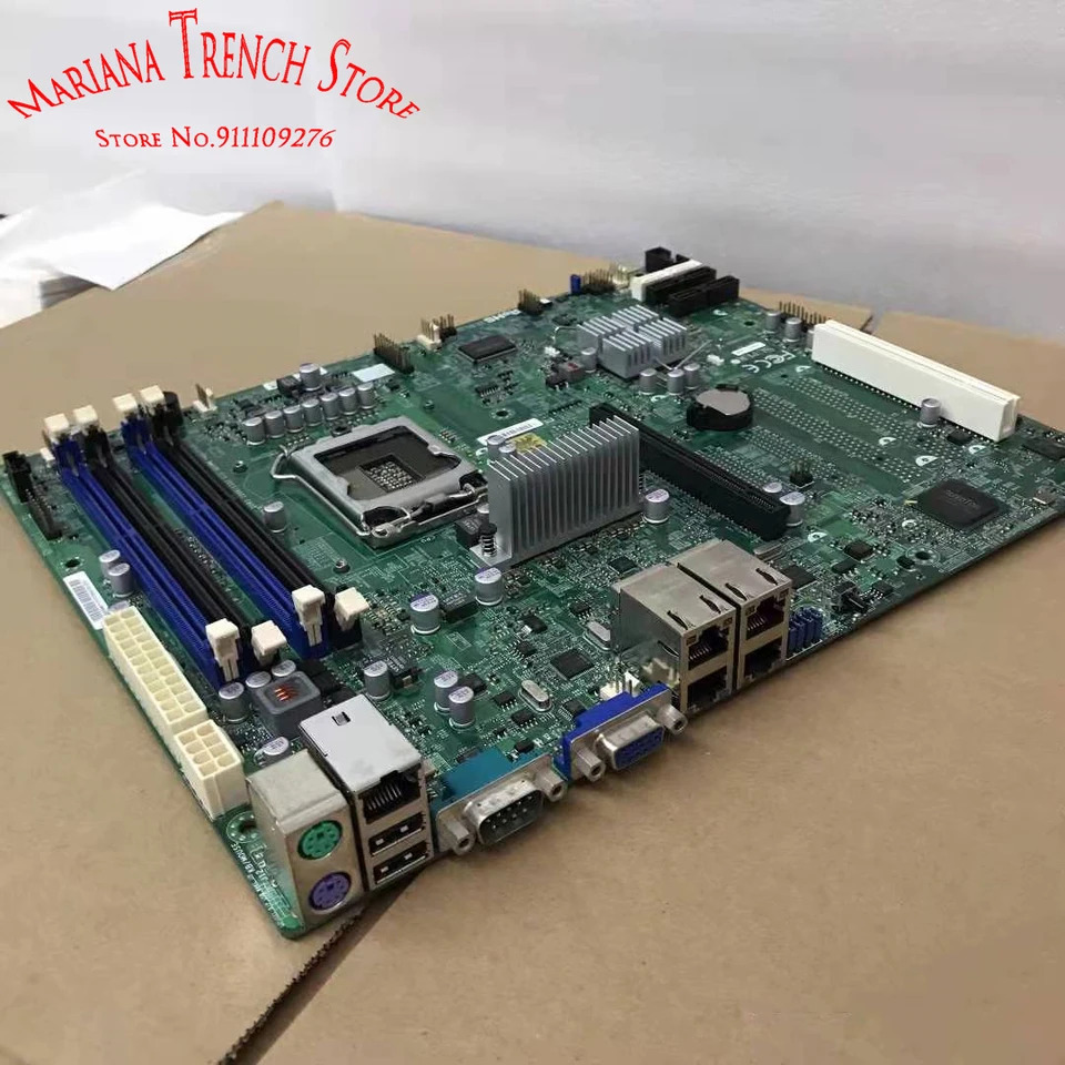 슈퍼마이크로 마더보드X9SCI-LN4F LGA1155 제온 E3-1200 V1 V2 시리즈 2 세대 3 코어 i3 DDR3 ECC IPMI 2.0