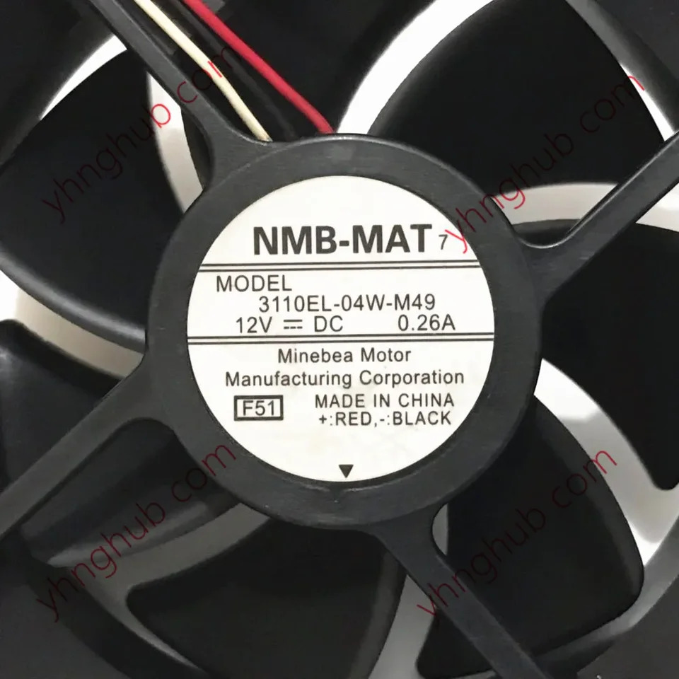 NMB-MAT 3 선 서버 냉각팬 3110EL-04W-M49 F51 DC 12 V0.26A mm
