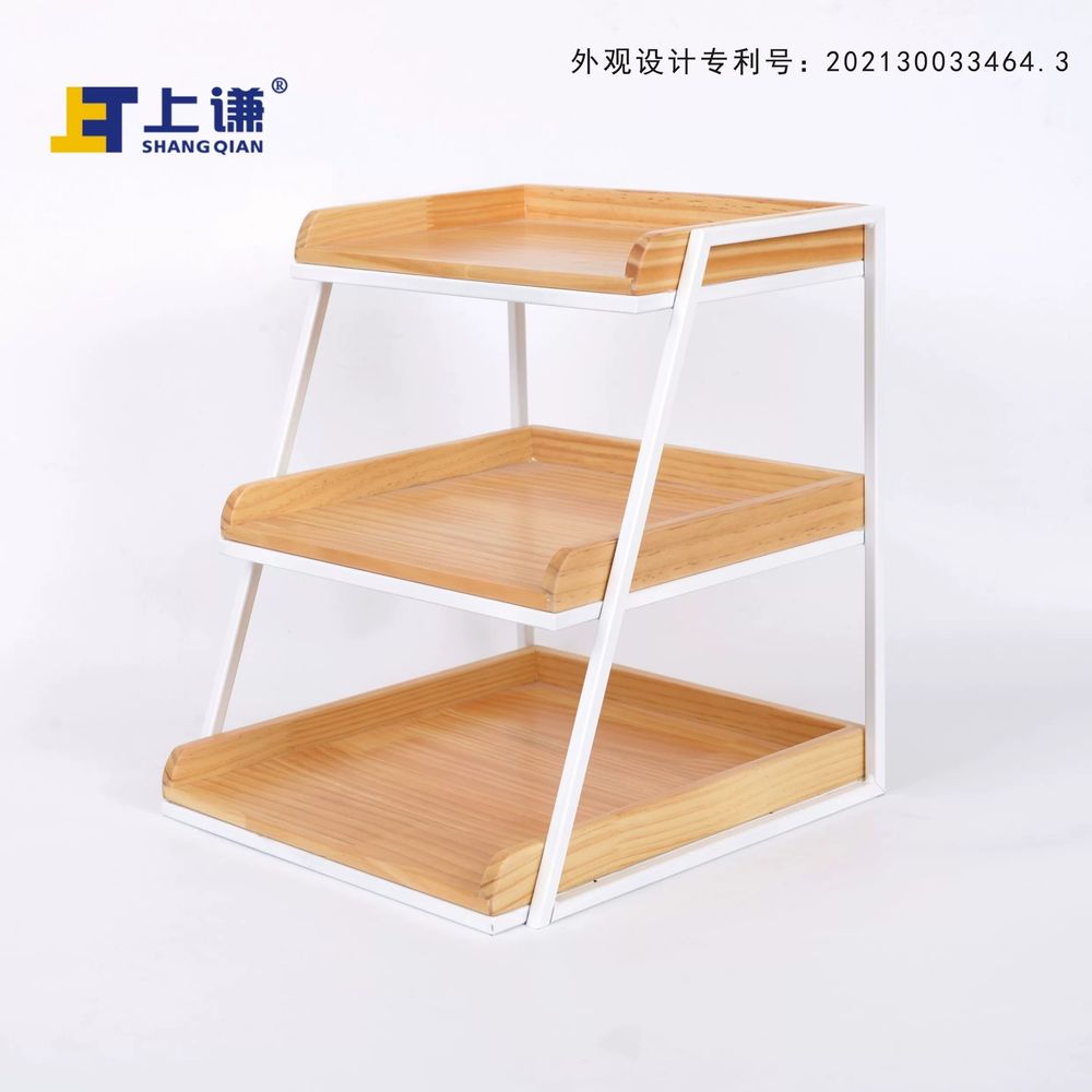 원목 빵진열트레이 3단 베이커리트레이 기본형 이미지 6