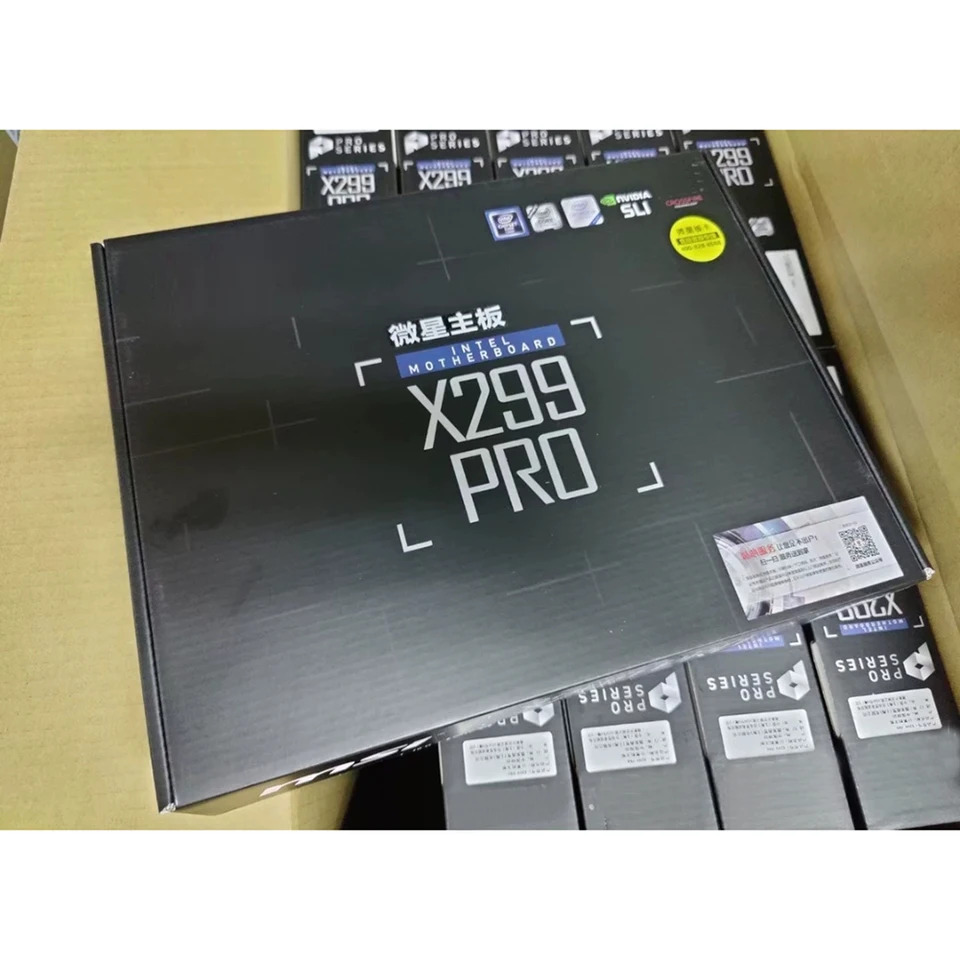 X299 PRO LGA2066 DDR4 M.2 x 2 SATA3 6 256GB 마더보드 미세 신