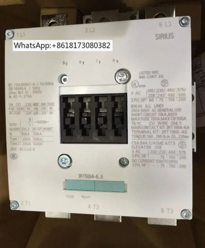 접촉기 3RT1054 1055/1056-6AF36 6AP36 6AB36