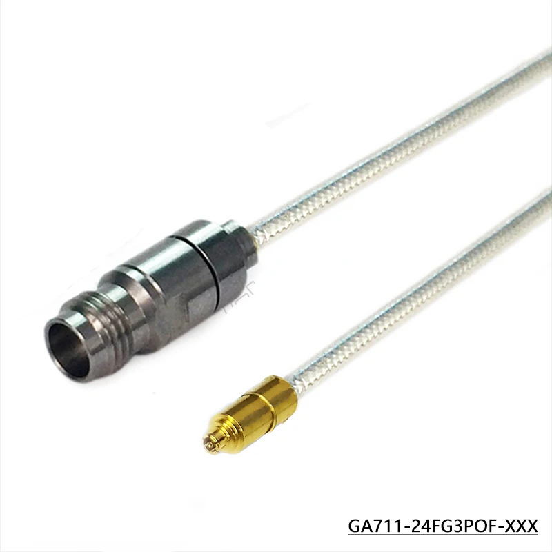 세미 플렉시블 케이블 어셈블리 직경 2.2mm 50GHz GA711-24MG3PF 2.4mm-G3PO 085