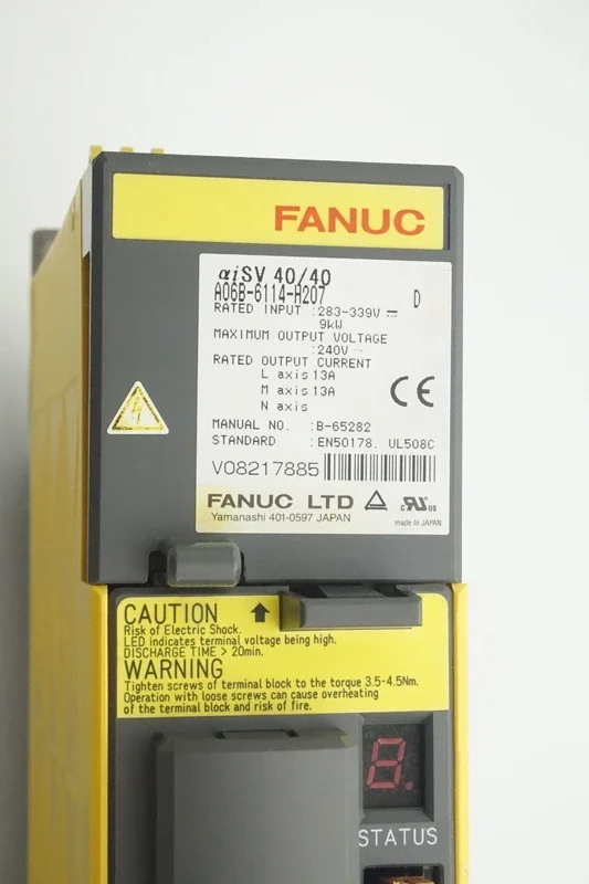Fanuc 리퍼 서보 드라이브 A06B-6114-H207 증폭기 모듈 CNC 기계용