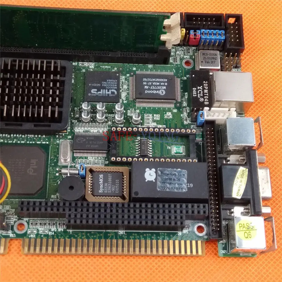 산업컴퓨터 마더보드 CPU 메모리 냉각팬 ONE USED HS6637 버전 2.1