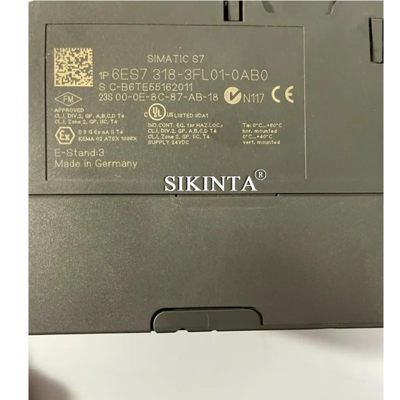 S7-318CPU PLC 중앙 처리 장치 CPU 모듈 6ES7318-3FL01-0AB0 6ES7318-3EL00-0AB0 완전히 리퍼