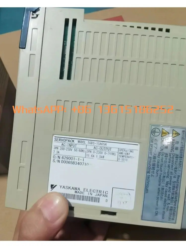 SGDS-15A05A 리퍼 서보 드라이브 1.5kW 기능 OK