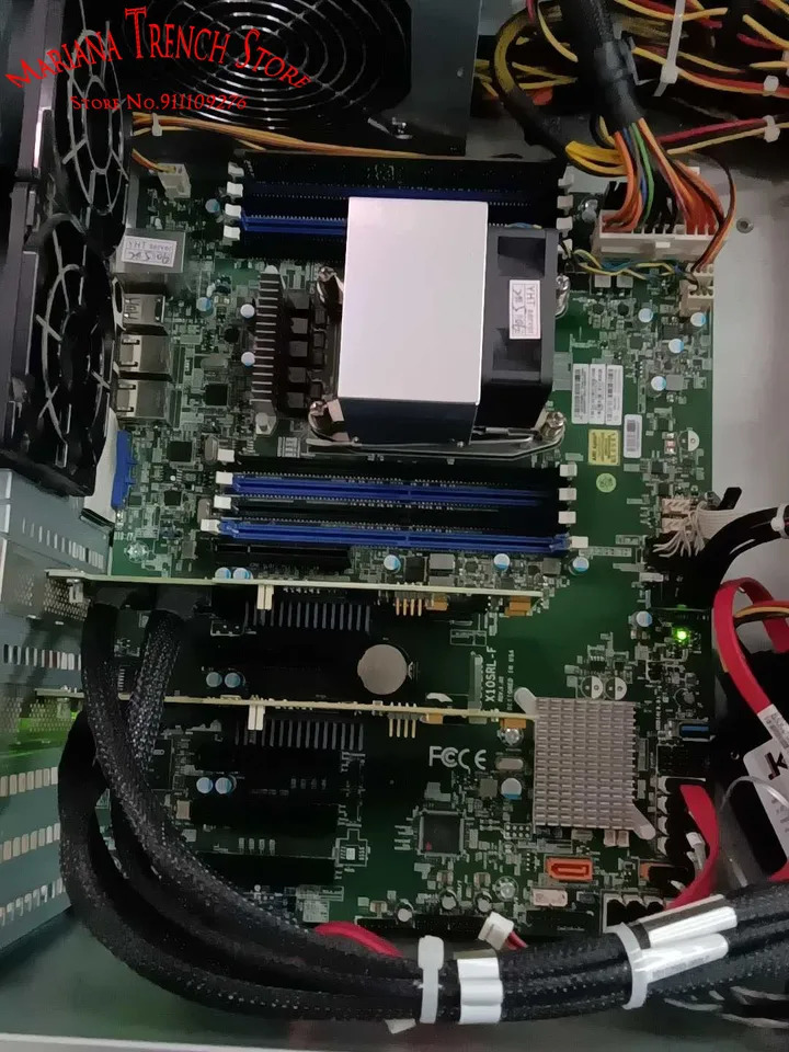 슈퍼마이크로 임베디드 마더보드X10SRL-F LGA2011 E5-1600/2600 V3/V4 패밀리 DDR4 ECC i210 듀얼 포트 GbE LAN 7 PCI-E 슬롯