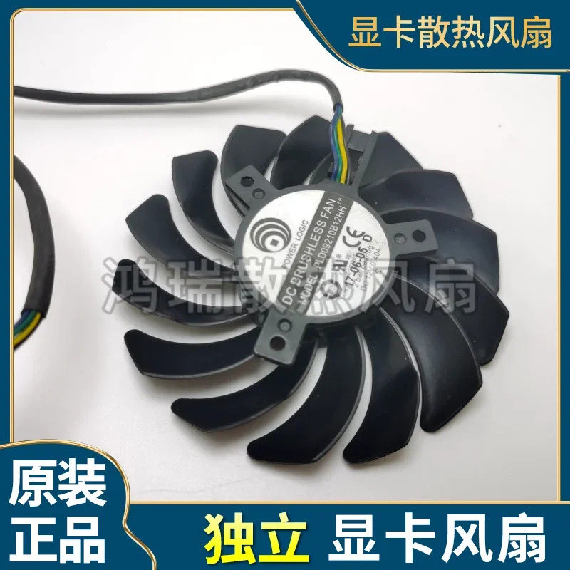 파워 로직 ARMOR RX470 480 570 580 PLD09210B12HH DC 12V 0.40A 직경 C.T.C 프레임리스 냉각팬 86mm 40mm