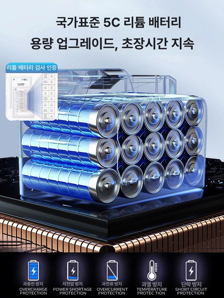 청소기 무선세차건 고압세척기 분사기 세차기 고압건 배터리 노즐 분무기 강력 - 상세 이미지 4