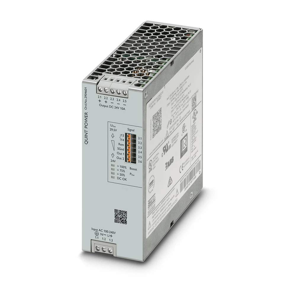 QUINT 전원공급장치 교체 2938604 24VDC 10A 스위칭 2904601 QUINT4-PS 1AC 24DC 10