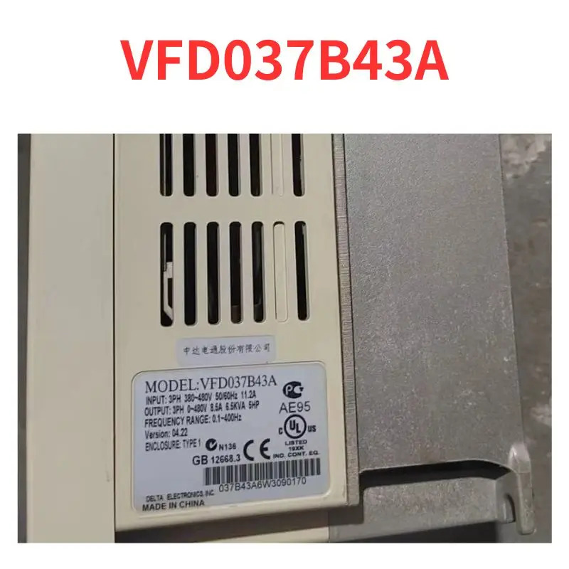 리퍼 완료 주파수 변환기 VFD037B43A 신