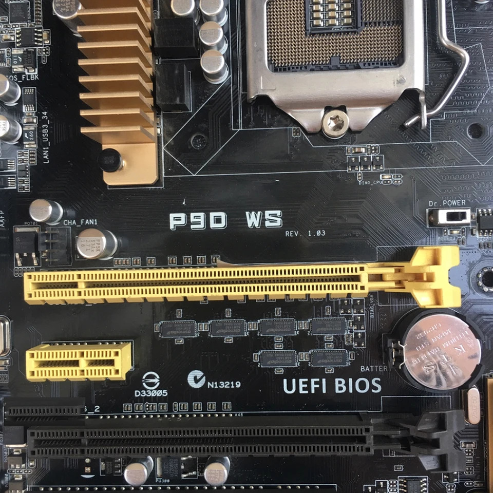 단일 채널 서버 마더보드 AS-US LGA1150 P9D WS