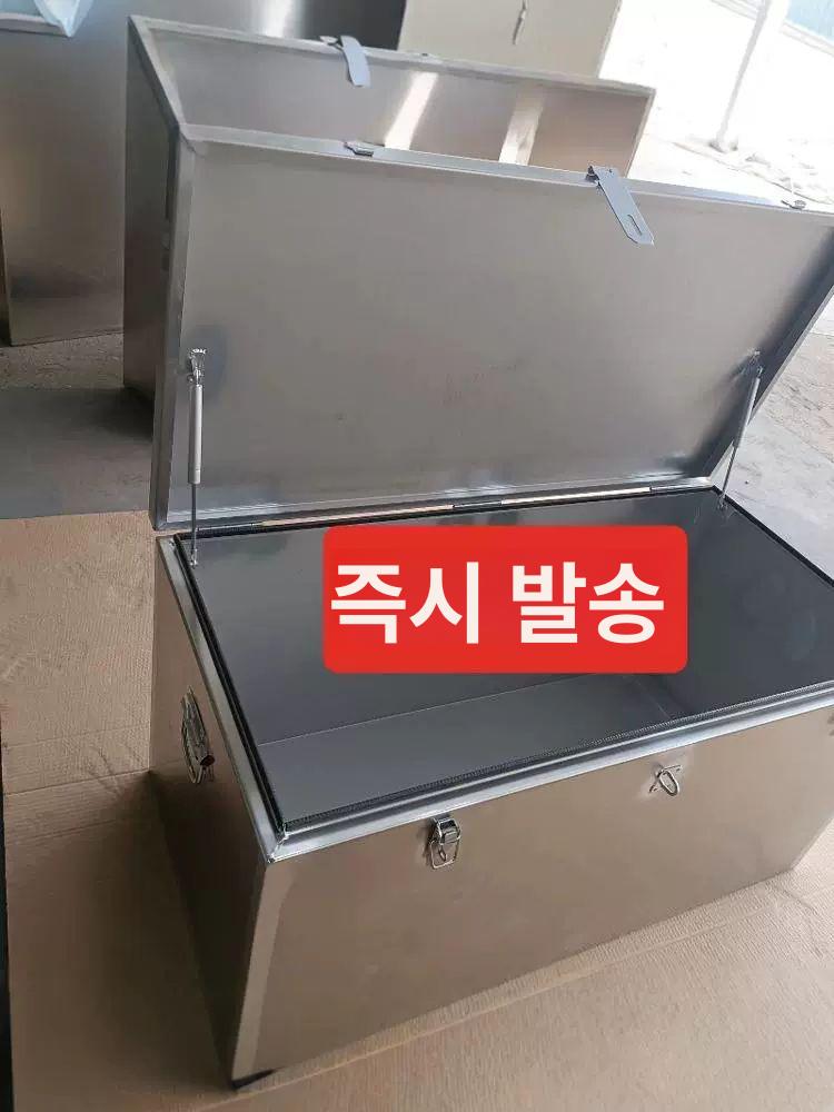 대형 공구함 장비 스테인리스 공구통 수납 적재함 보관 스테인레스 잠금장치 부품함 - 상세 이미지 2