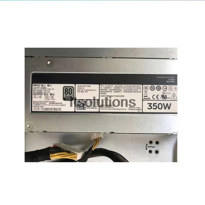 Dell T320 서버전원공급장치 DH350E-S0 DF83C F350E-S0 8M7N4