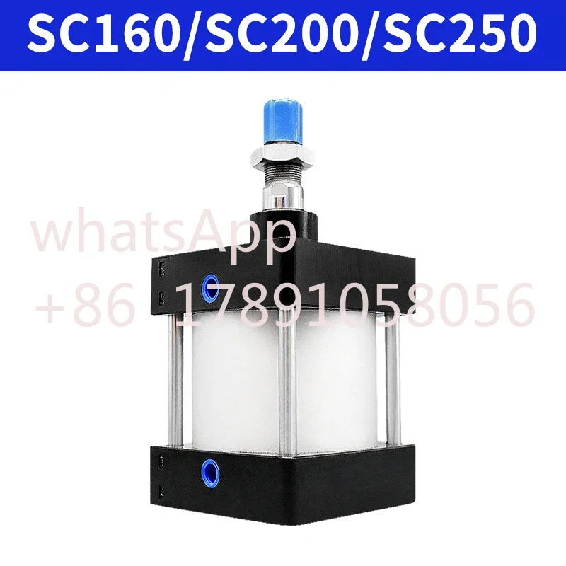 SC160/200mm 보어 표준 에어 공압 실린더 더블 액팅 SC 25-1000mm 스트로크 피스톤 빅 쓰러스