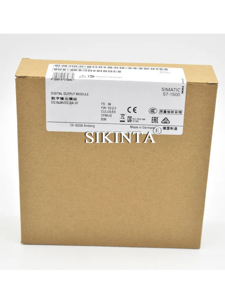 S7-1500 6ES7522-1BF00-0AB0 PLC 디지털 출력 모듈 완전히 리퍼