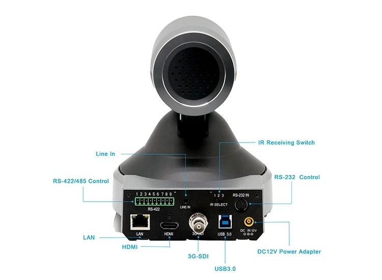 SQ-HD463 카메라 HDMI ptz ndi 화상 회방송 uhd 회카메라 라이브 스트리밍용