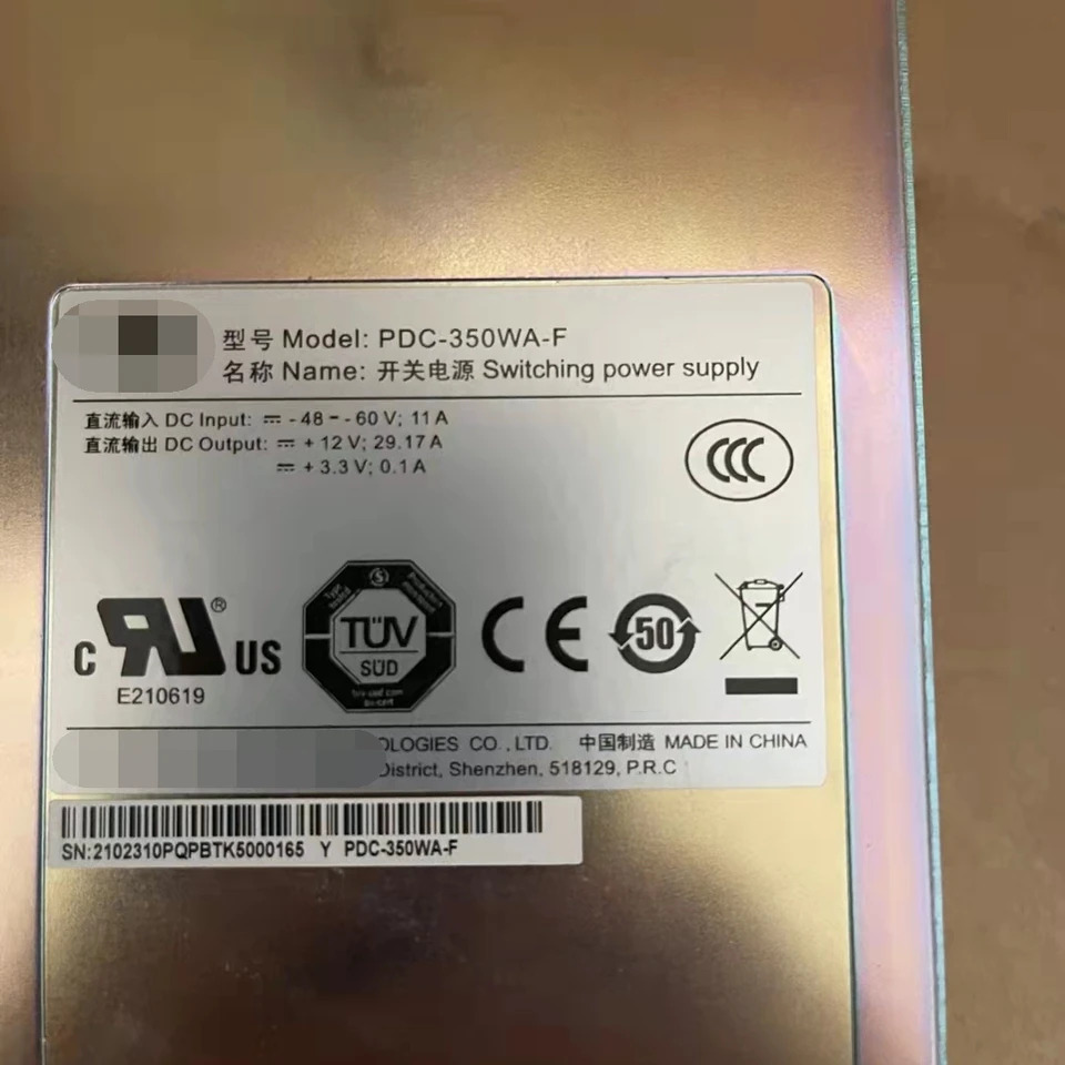 PDC-350WA-F 화웨이호환 CloudEngine 9800 8800 6800 5800 시리즈 스위치DC 전원 모듈 350W