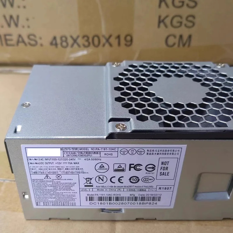 Acer E450 D650 S2660G S4660G S6660G X4660G PSU 6핀 180W PA-1181-10AC FSP180-10TGBAA새 전원공급장치