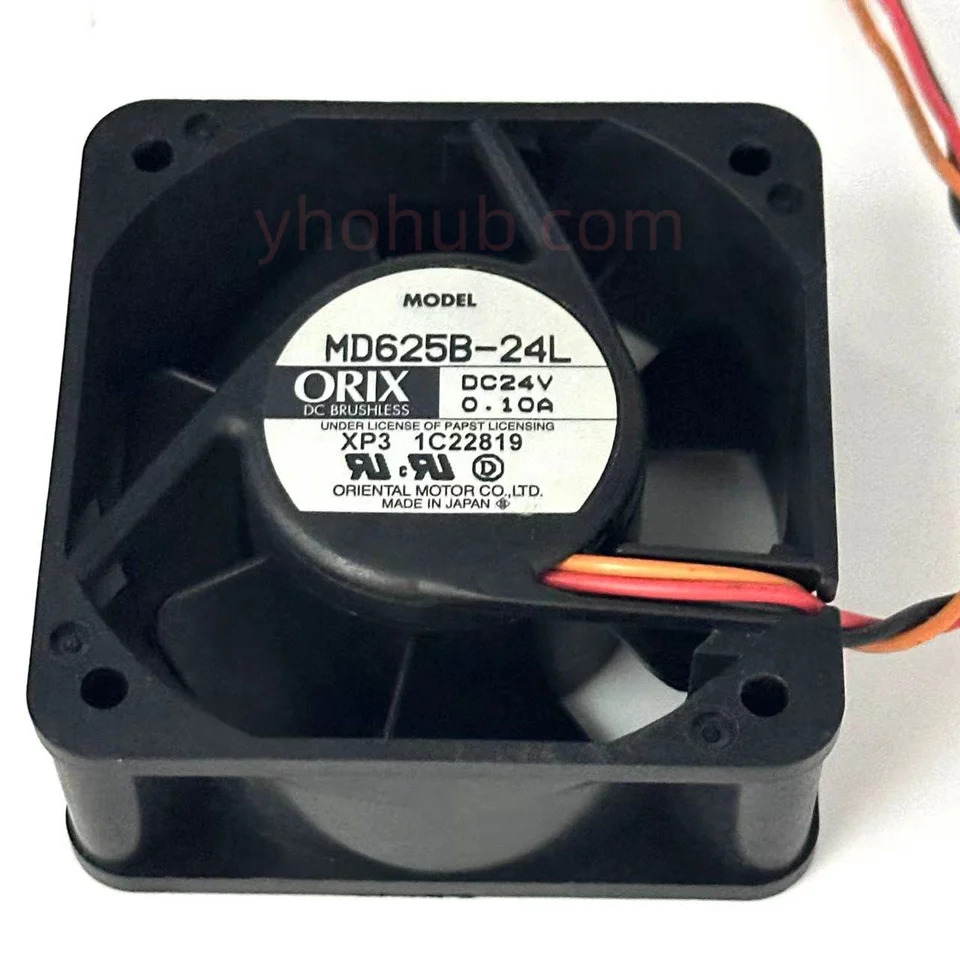 ORIX MD625B-24L 3 선 서버 냉각팬 DC 24V 0.10A