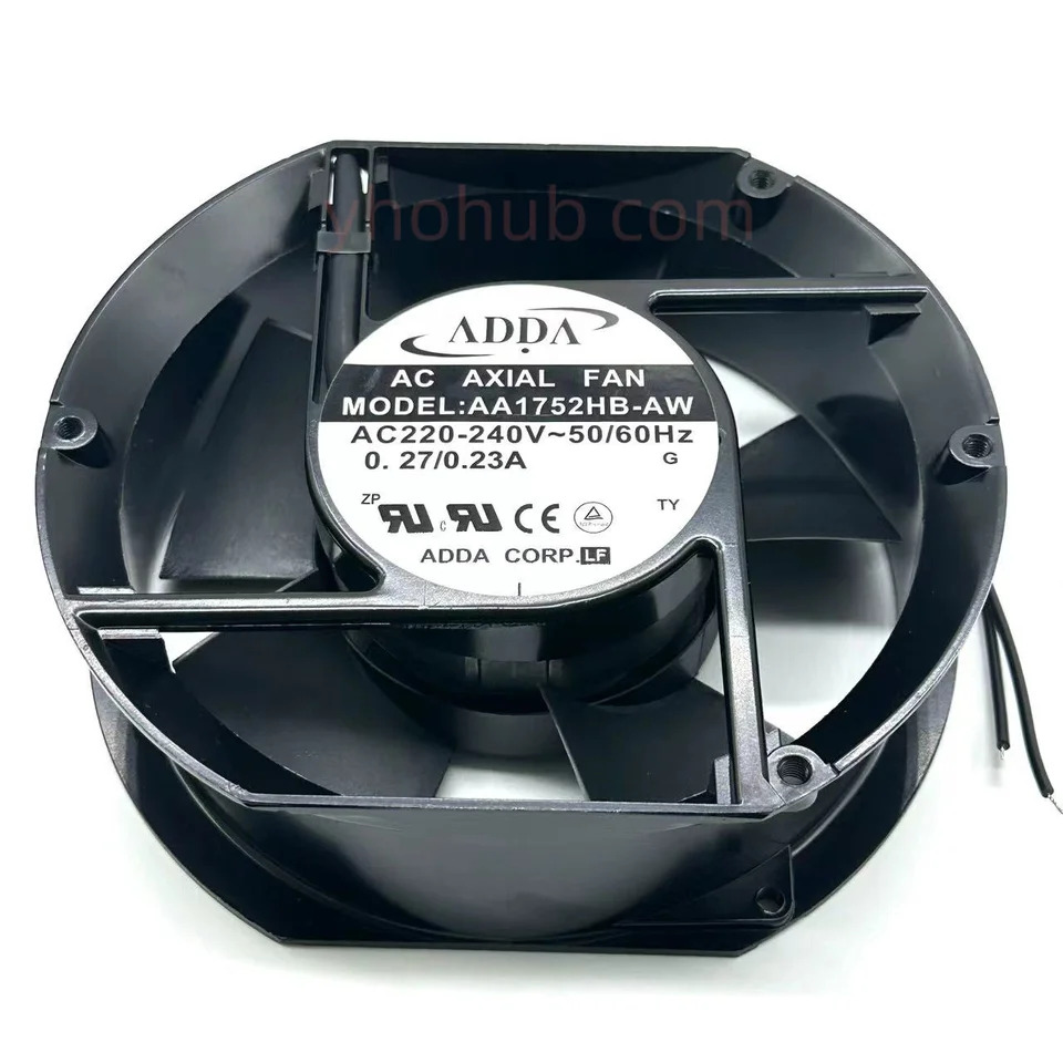 ADDA AA1752HB-AW 서버 냉각팬 AC 220V-240V 172x172x51mm