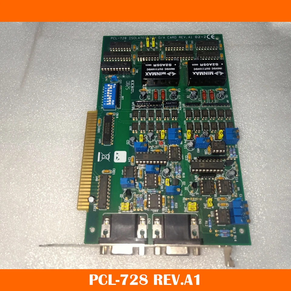 Advantech 데이터 캡처 카드 2 채널 절연 아날로그 출력 ISA PCL-728 REV.A1 12 비트
