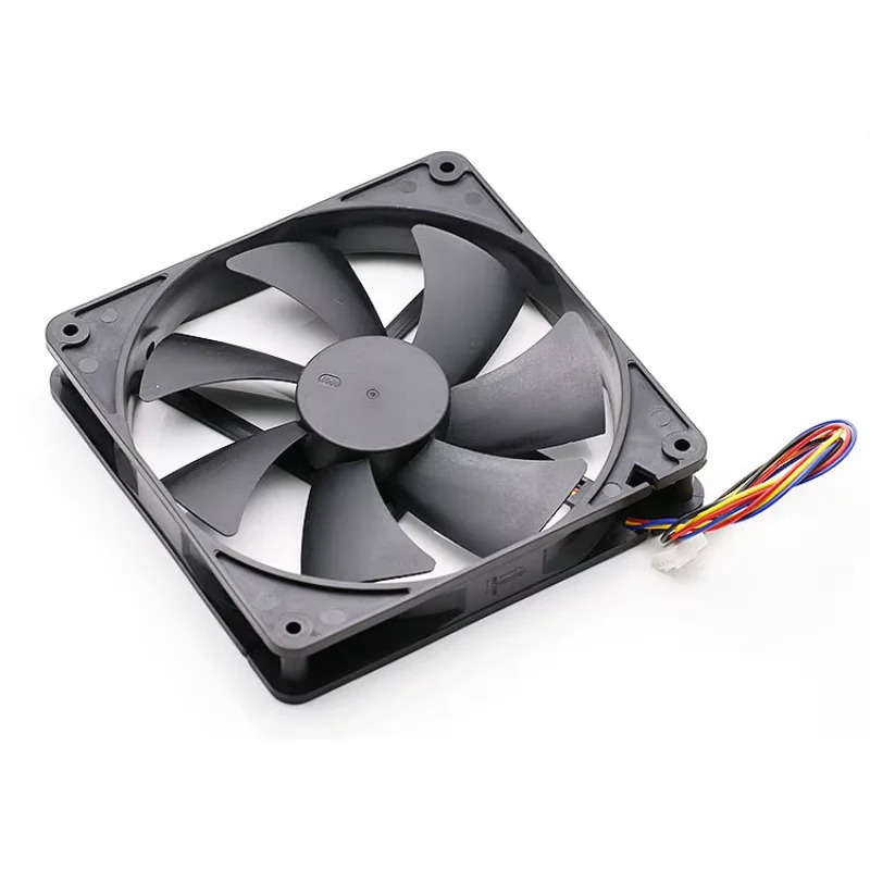 4 선 서버 냉각팬 14025L12B DC 12V 0.21A 140x140x25mm