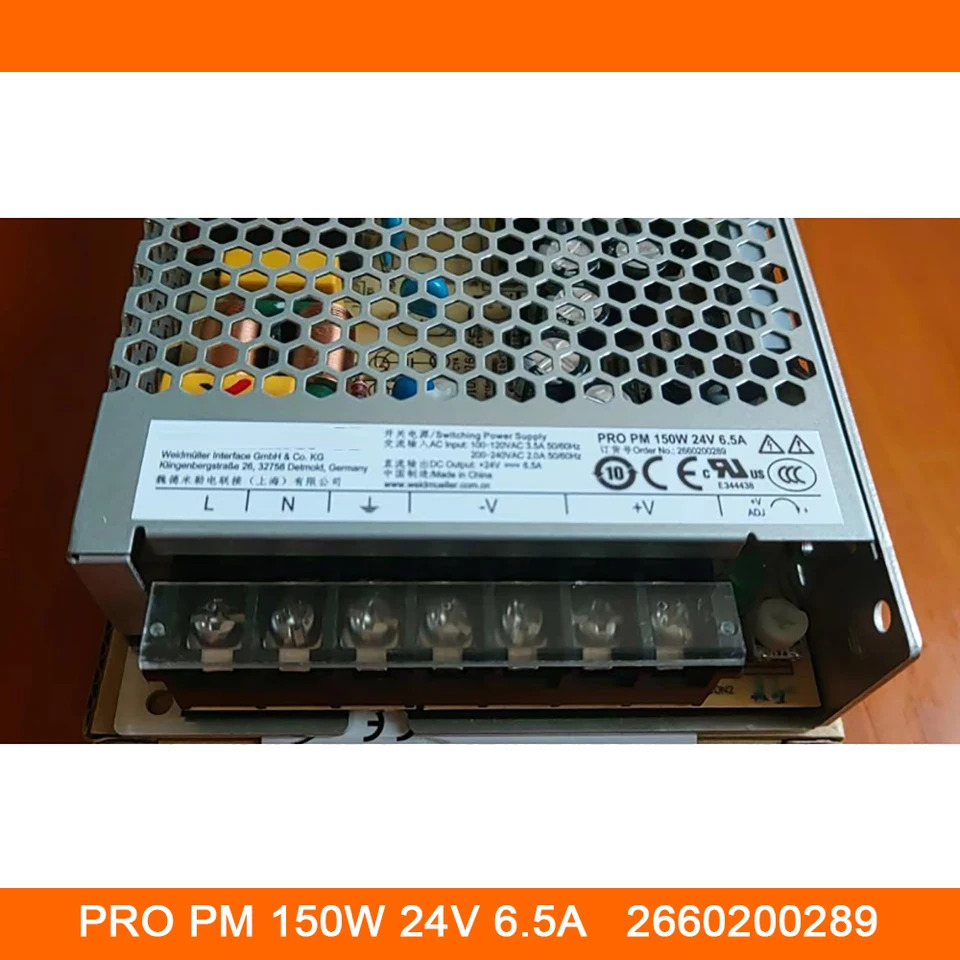 스위치 전원공급장치 Weidmuller PRO PM 150W 24V 6.5A 2660200289 DC 태블릿 PSU