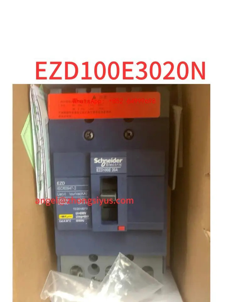 플라스틱 케이스 회로차단기 EZD100E3020N 신