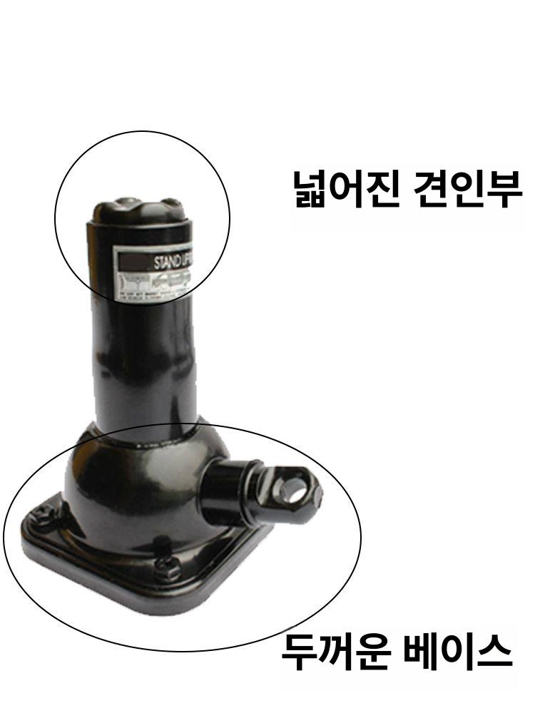 작키 스크류잭 받침대 가이드 자키 리프트잭 지지 기어 수직 고정 - 상세 이미지 3