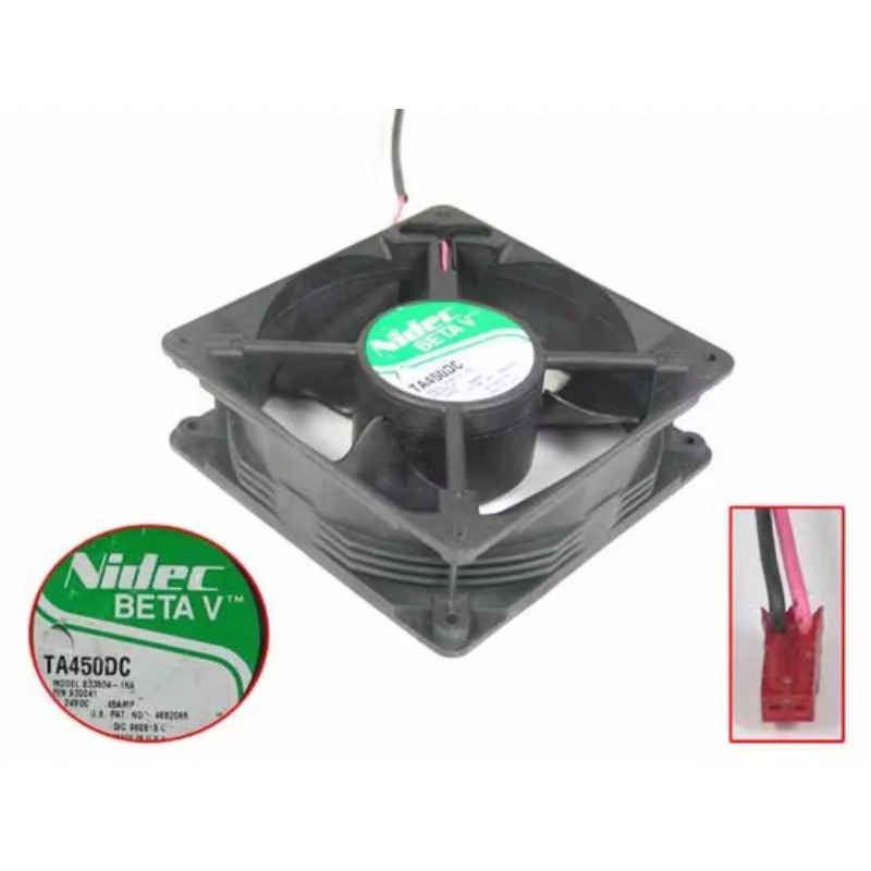 Nidec B33534-16A 2 와이어 서버 냉각팬 DC 24V 0.45A mm