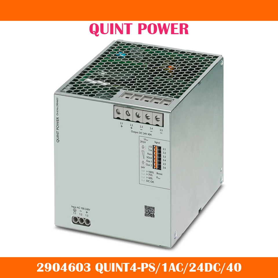 QUINT 전원 스위칭 전원공급장치 24VDC 40A 2904603 QUINT4-PS 1AC 24DC 40