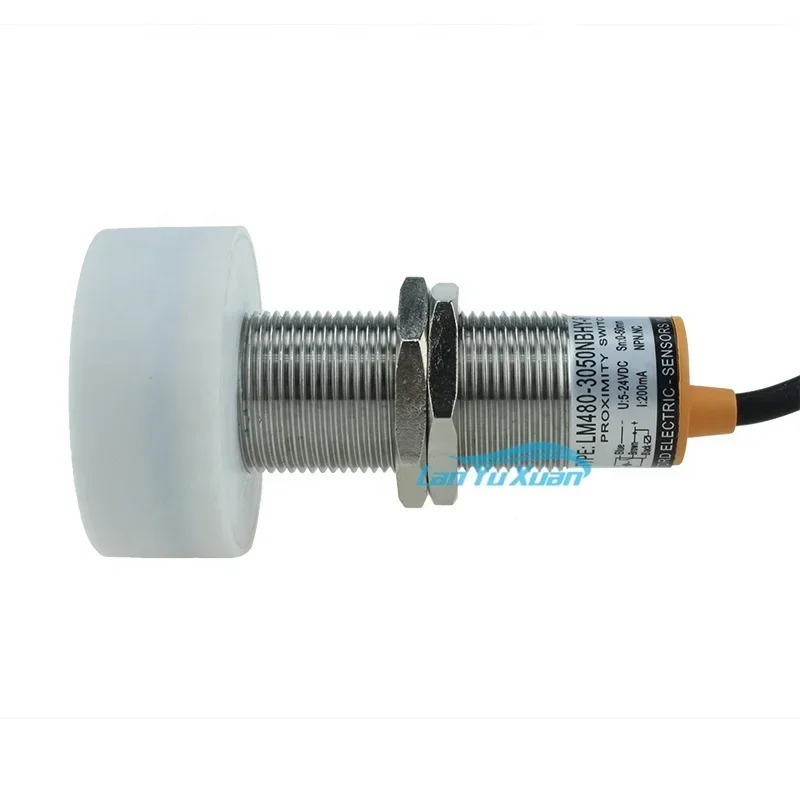 LM480-3050NBHY-R 비플러시형 상시 형 3코어 실리콘 와이어 유도 센서