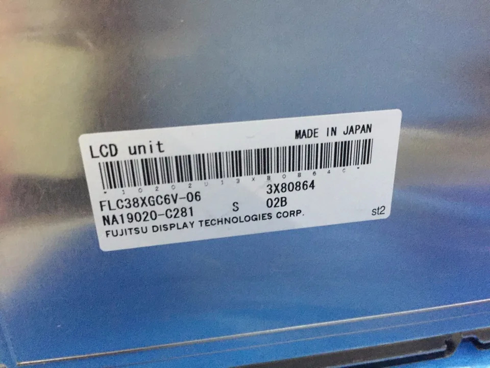 NA19020-C281 FLC38XGCFV-06 LCD 디스플레이 화면