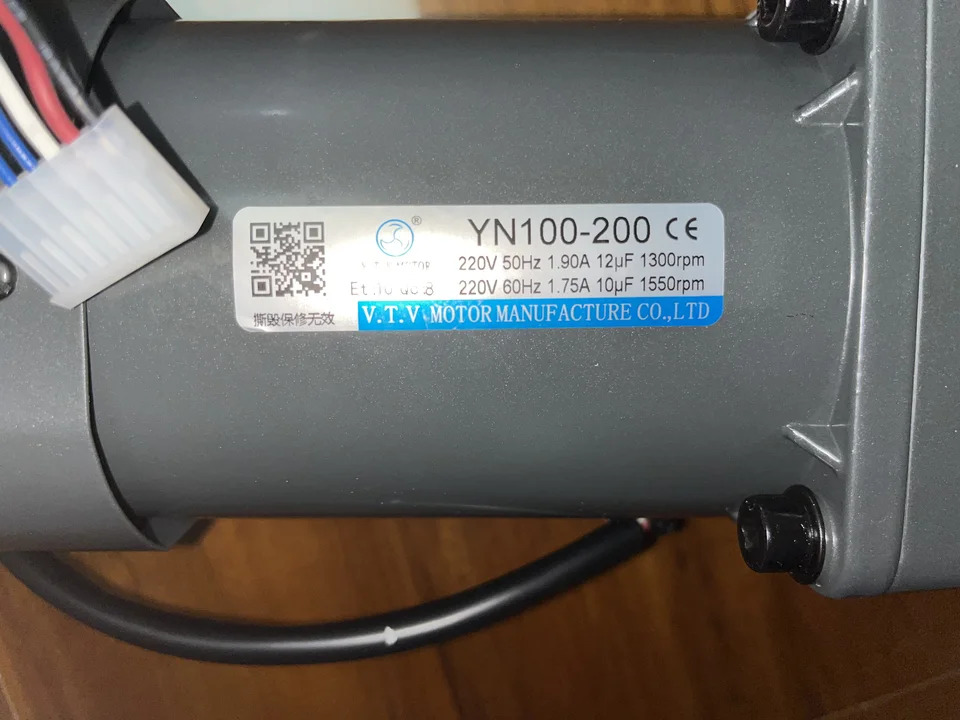 5 라VTV AC 220 기어박스 가변 속도 가역 모터 다양감속비 옵션 YN100-200 180W 1.5A