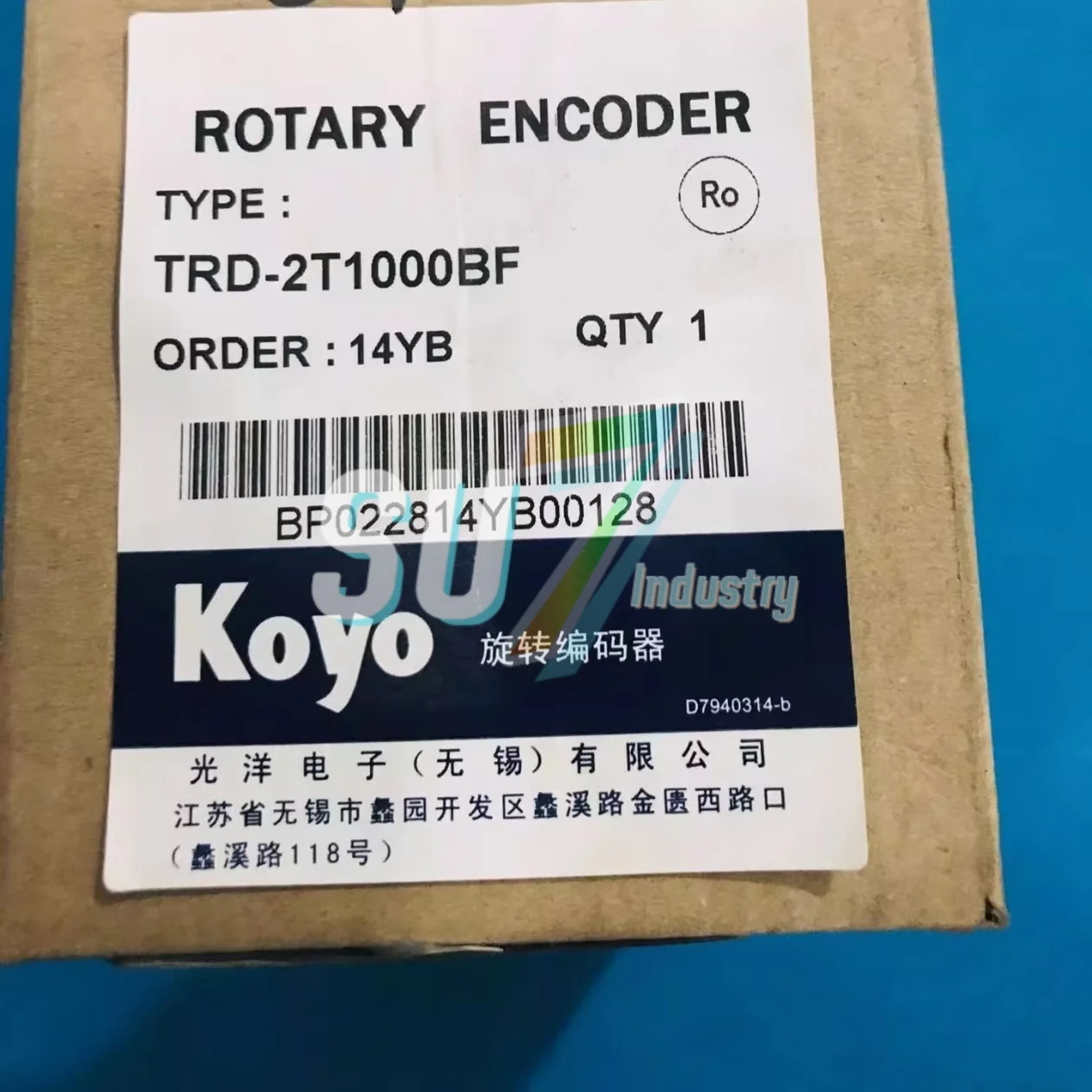 TRD-2T1000BF 샤프트 로터리 엔코더 원본