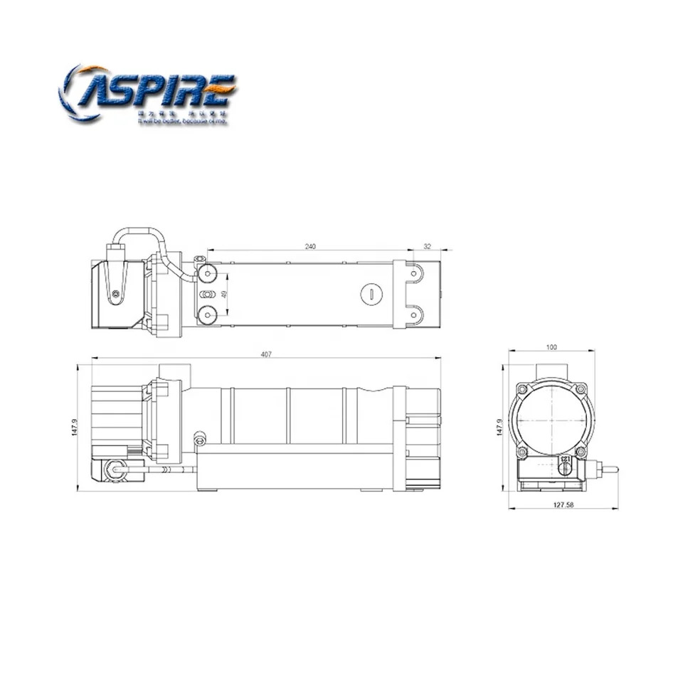 H3 수평 예열 시스템 펌프 3000W QZ-3000R