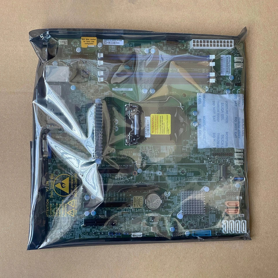 슈퍼마이크로 C252 LGA-1200 PCIE 4.0 M- 128GB DDR4-3200MHz 6XSATA 3 서버 마더보드 X12STL-F
