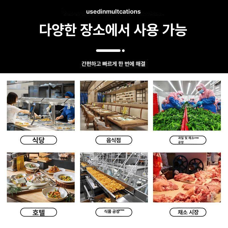 슬라이서 고기세절기 육회 금속 업소용 기계 절단기 메탈기어 횟집 생선 써는 커팅기 - 상세 이미지 3