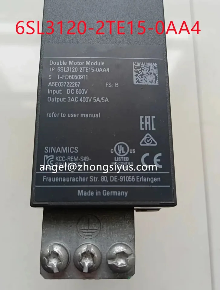 SINCS 더블 모터 모듈 6SL3120-2TE15-0AA4 S120 5 A 6SL3120 2TE15 0AA4