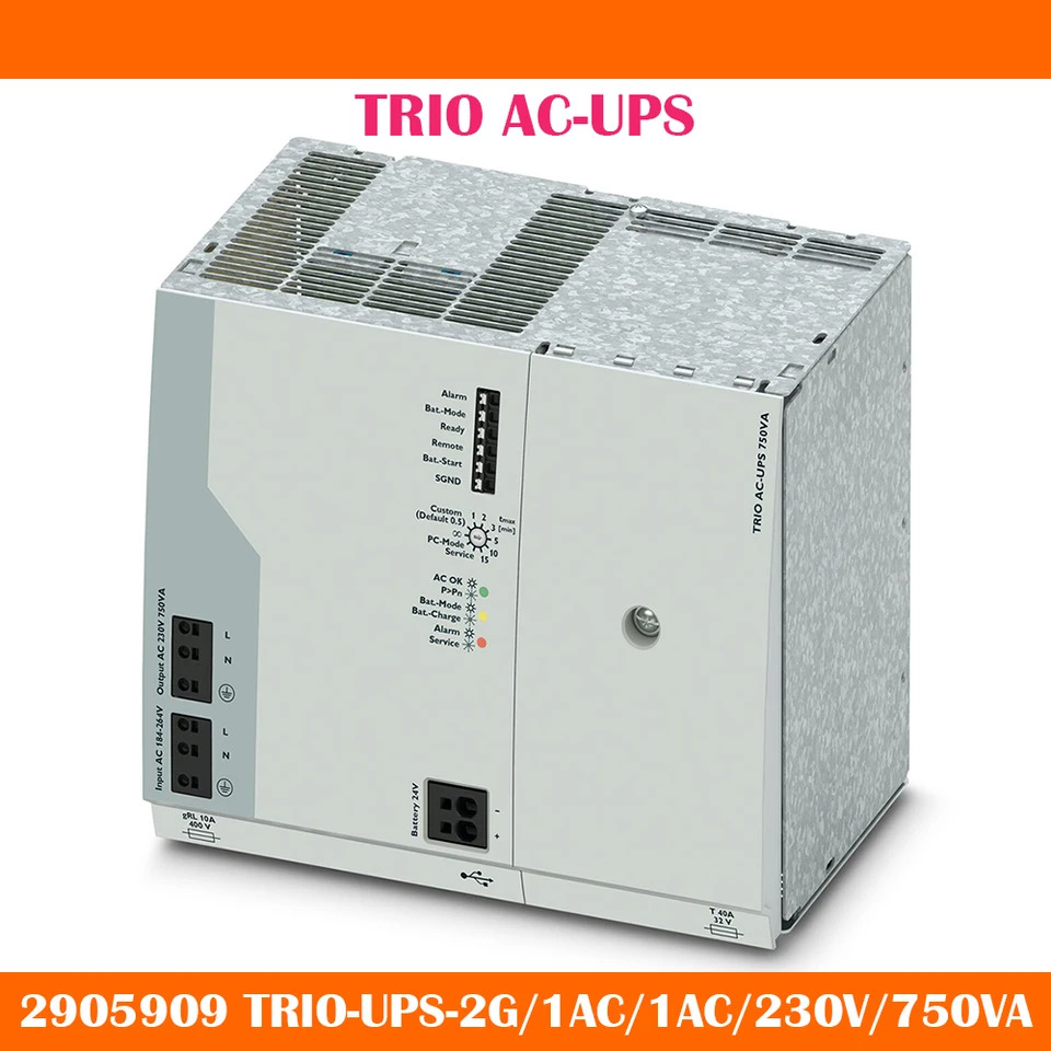 TRIO AC-UPS 무정전 전원공급장치 2905909 TRIO-UPS-2G 1AC 230V 750VA 신