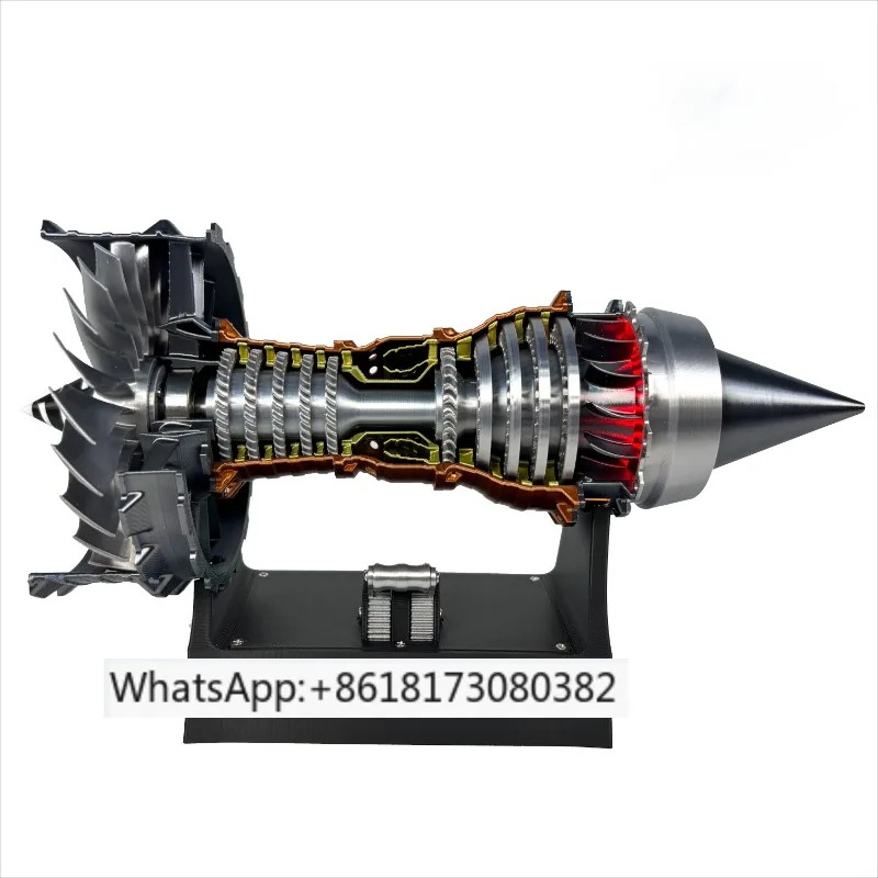 1/16 터보팬 항에어 엔진 전기 모델 장식 선물 A380Trent 900