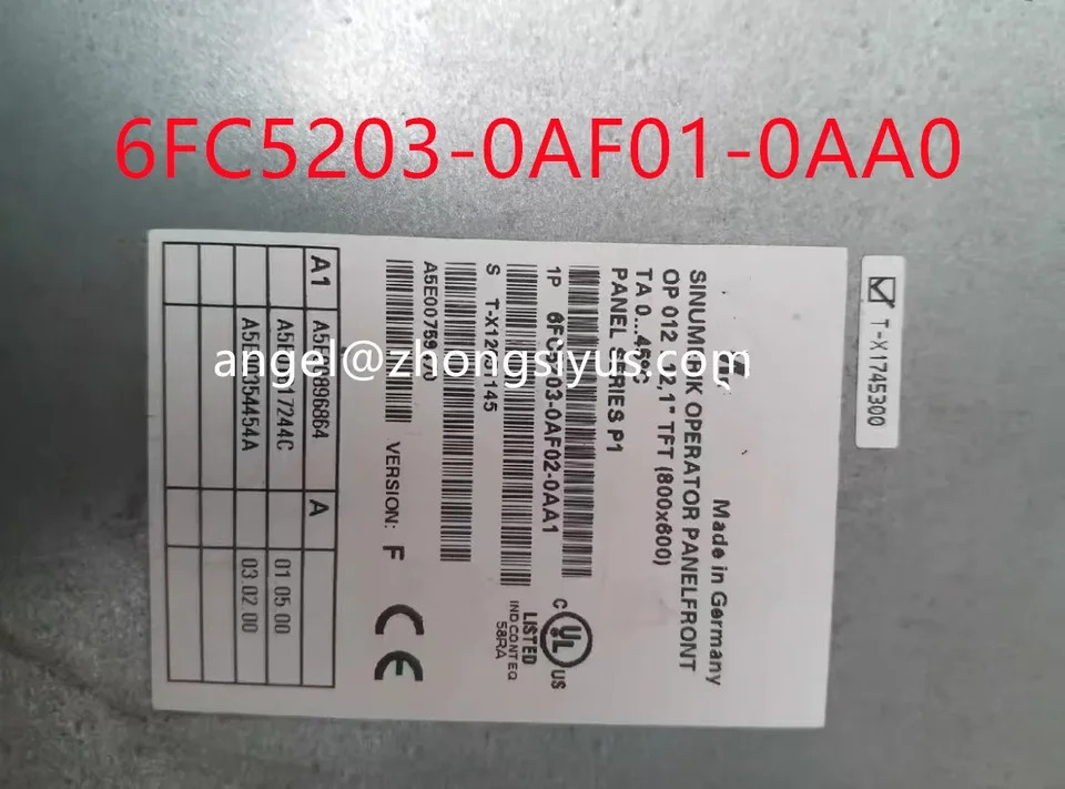 6FC5203-0AF01-0AA0  SINUMERIK OPERATOR PANEL FRONT OP 010 C 10.4 in good condition Functional norma